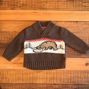 OshGosh Brown Bear Sweater